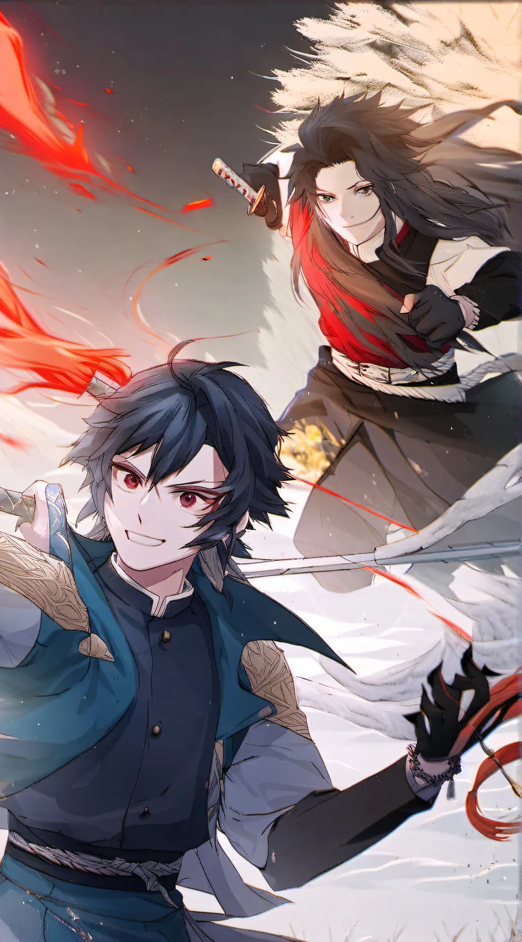 ai character: *. Demon Slayer.* background