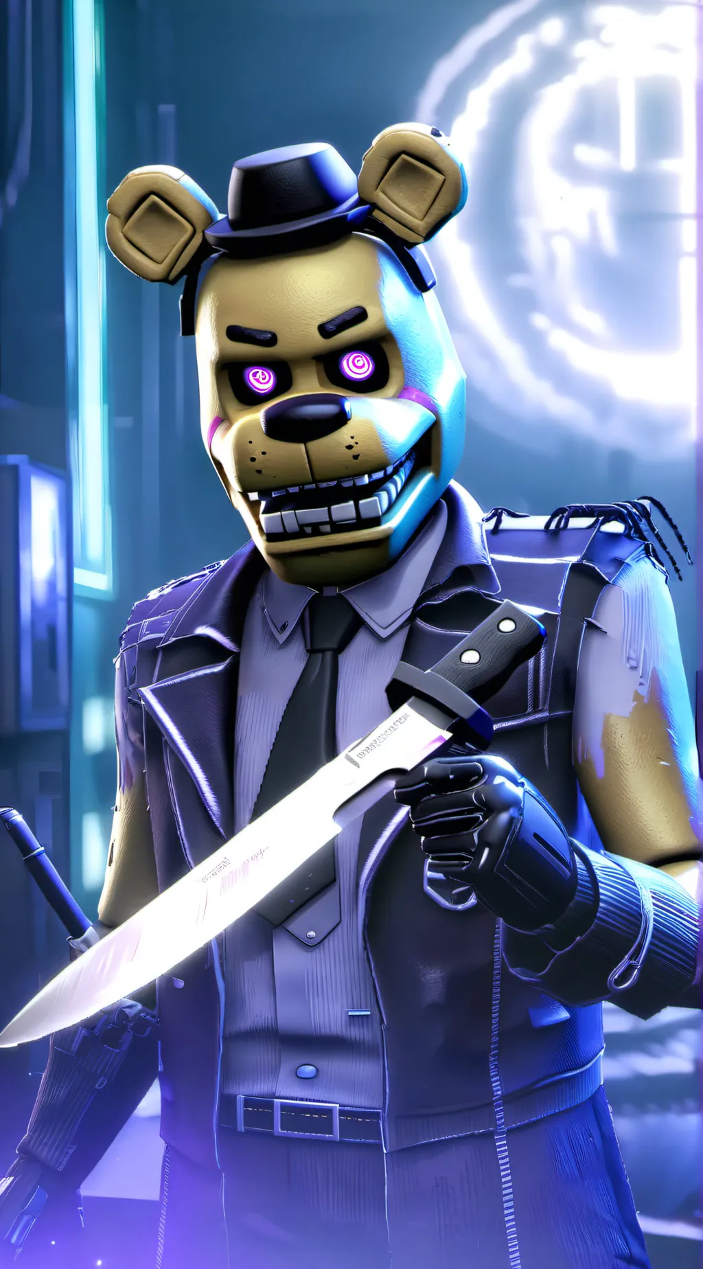 ai character: William Afton  background