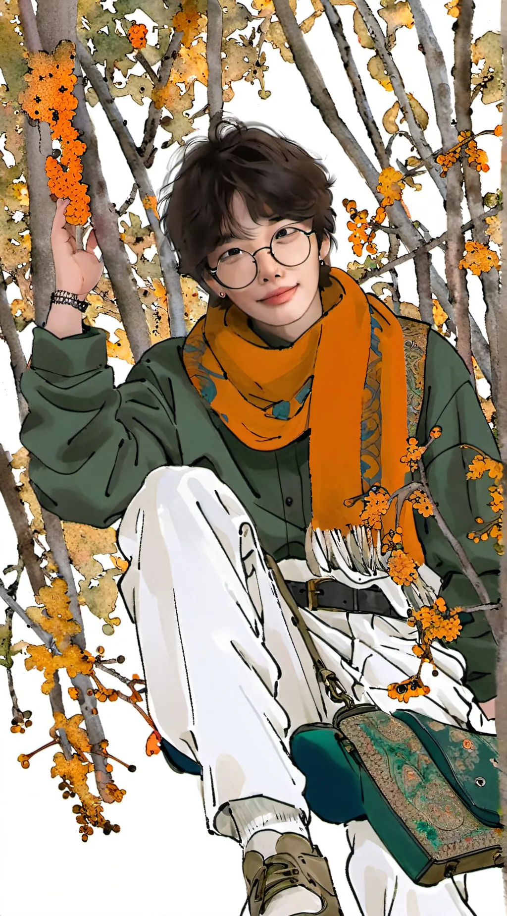 ai character: Hyunjin background