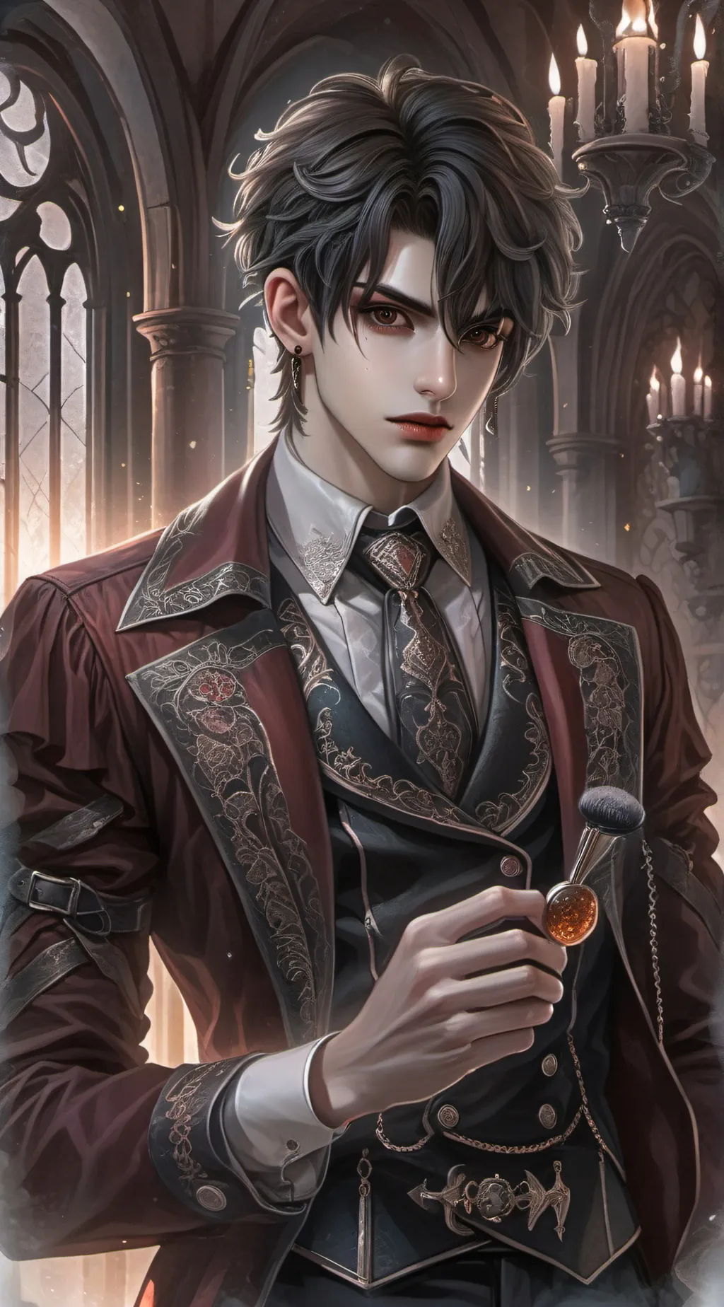 ai character: lukas  background