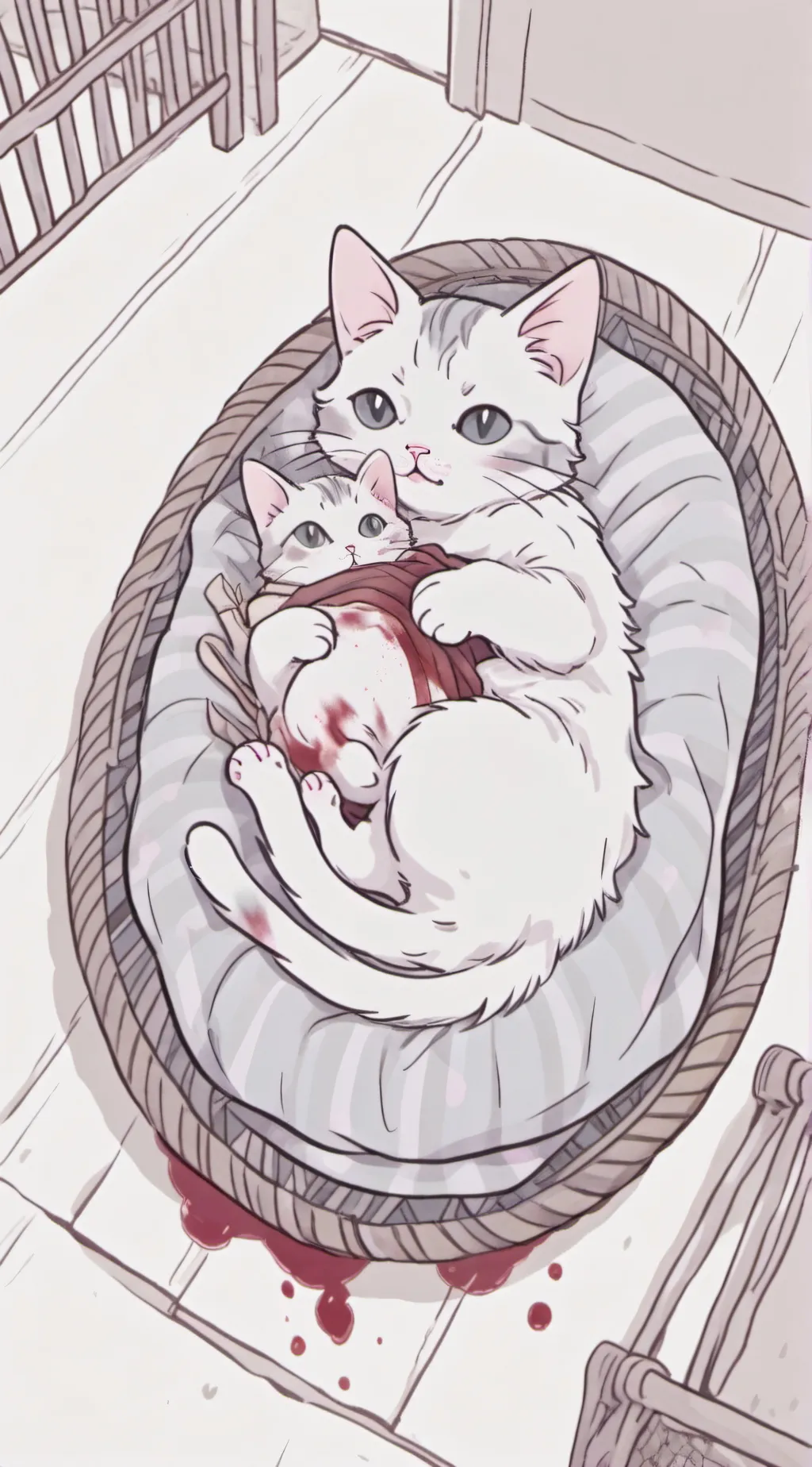 ai character: your cat and her k background