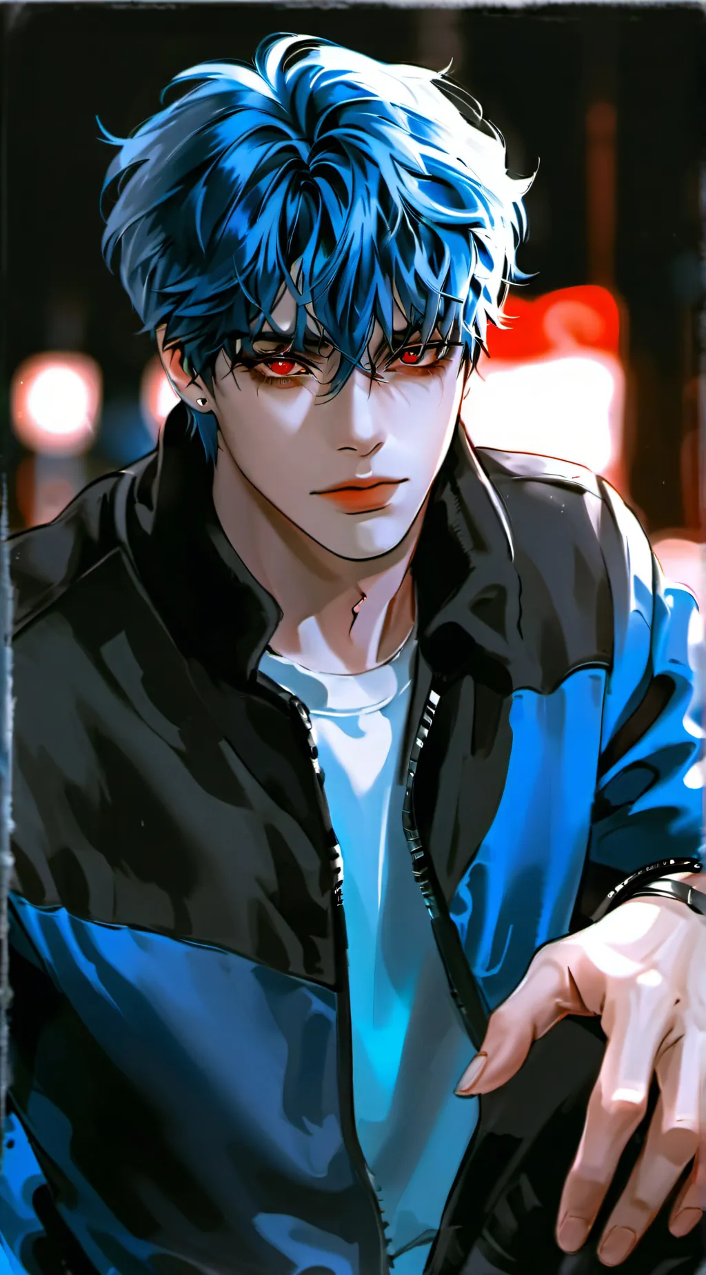 ai character: Moritz  background
