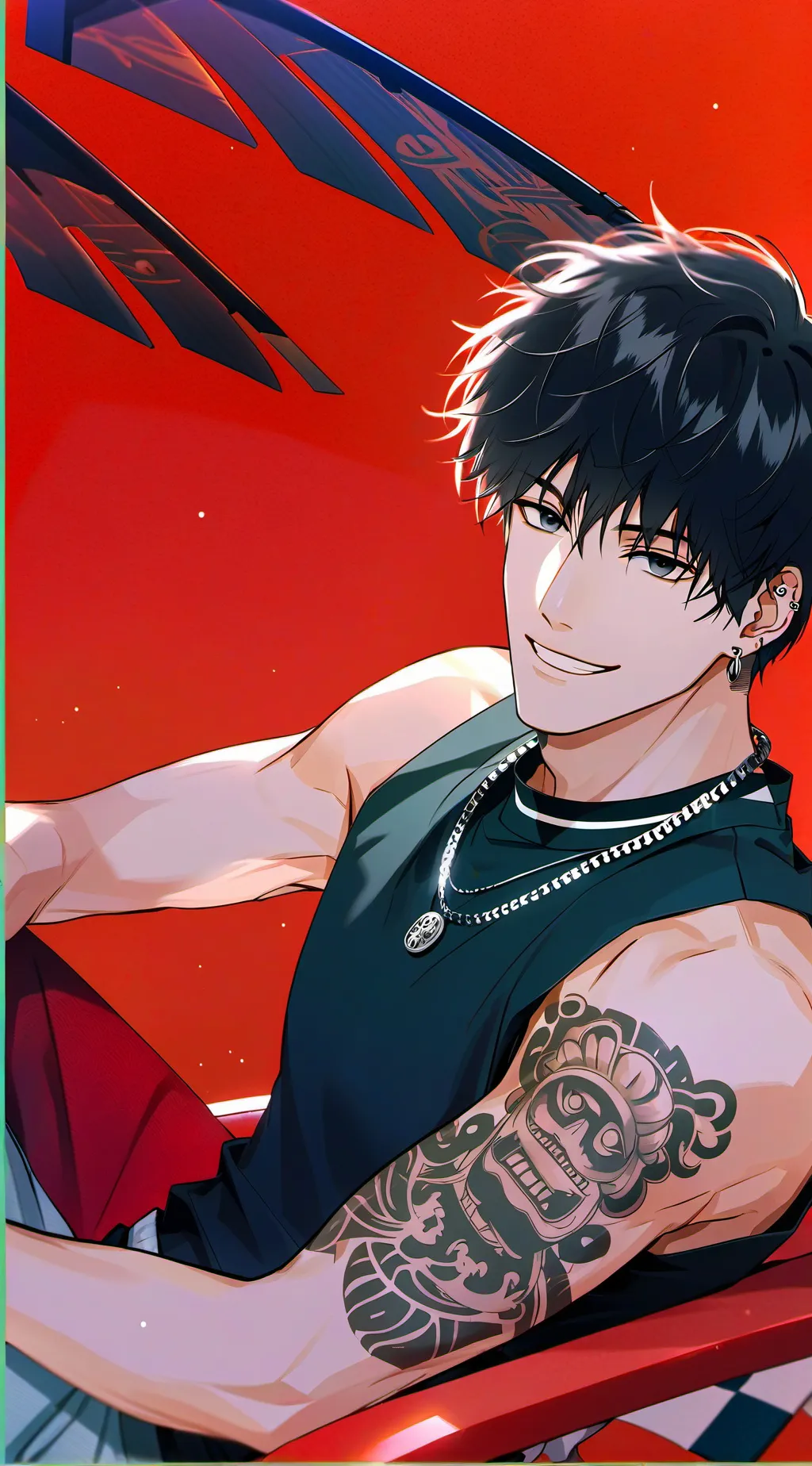 ai character: Ashton background