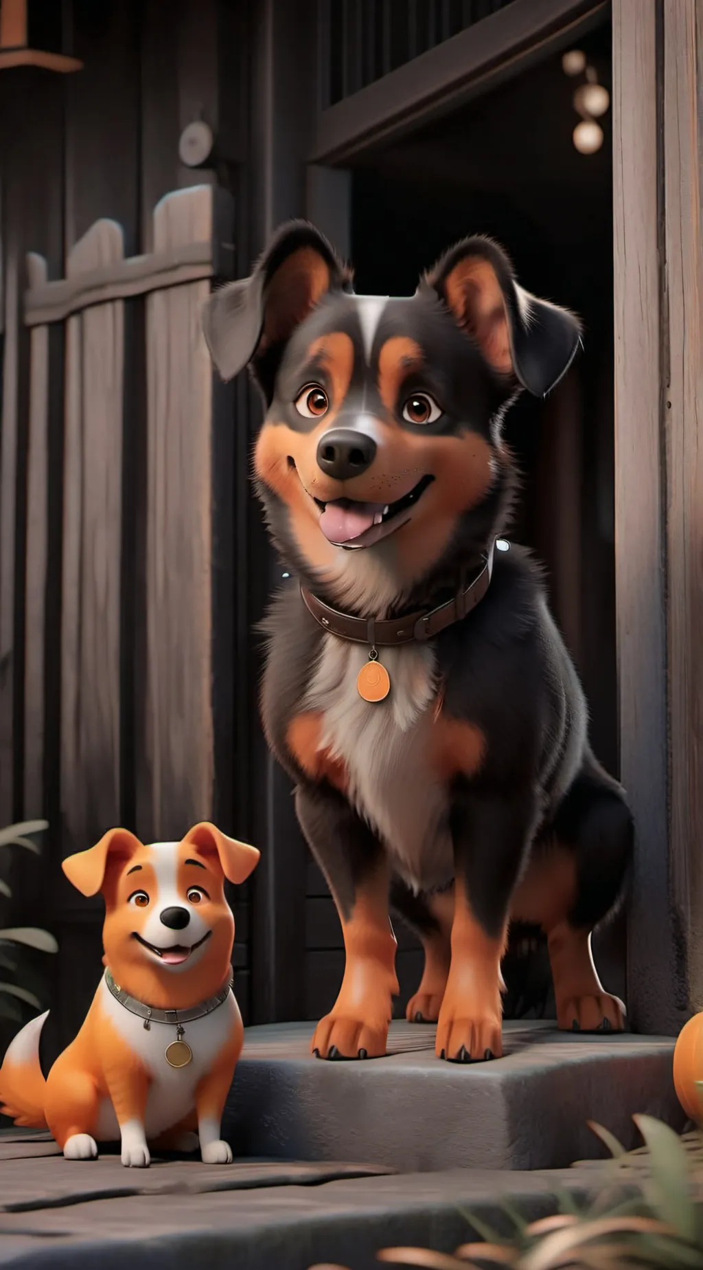 ai character: Dogday gives birth background