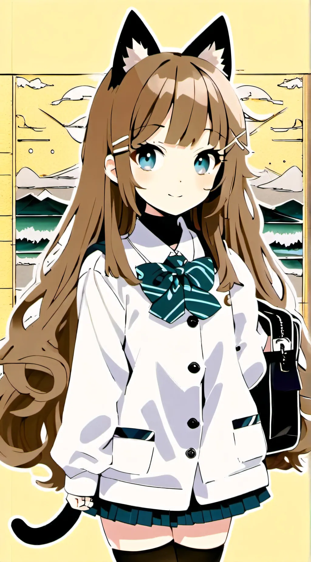 ai character: MHA x Rosie thecat background