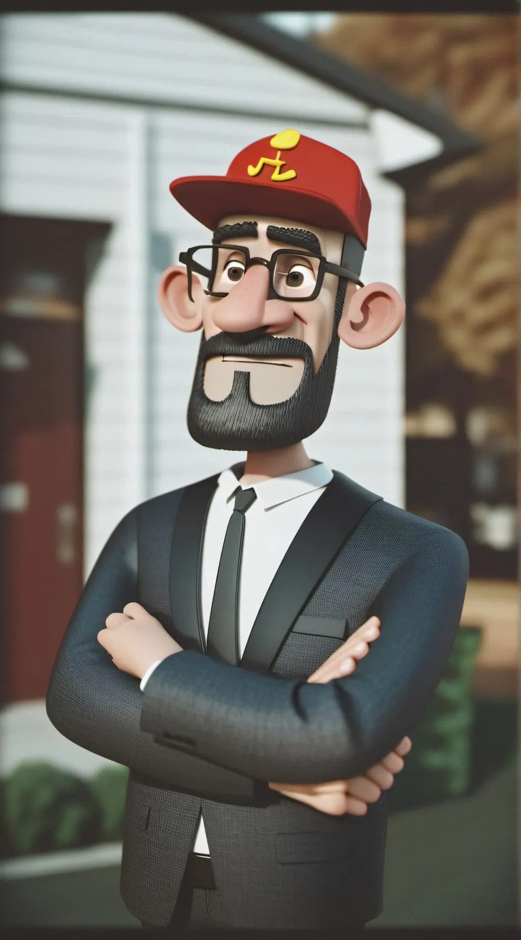 ai character: Stanley pines background