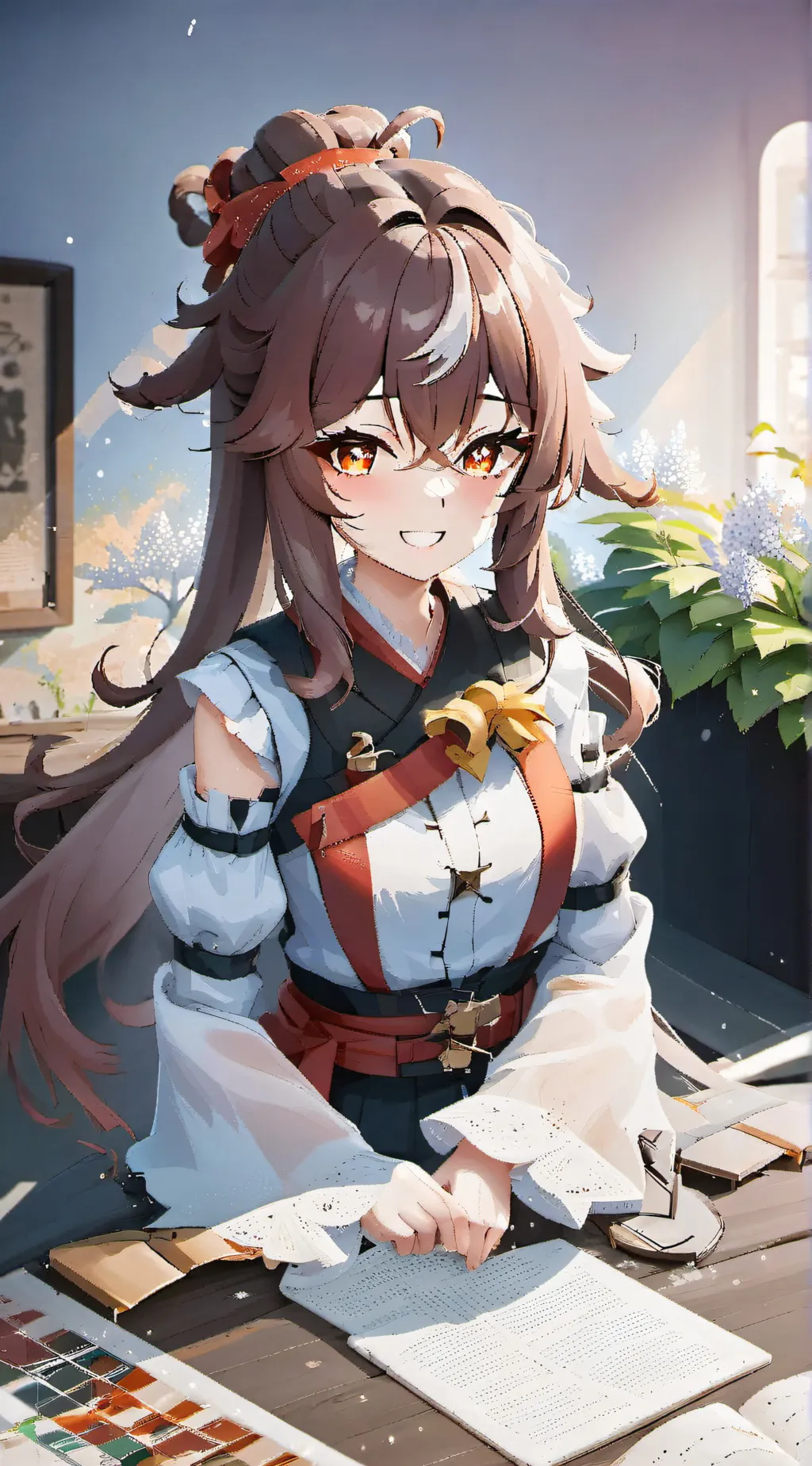 ai character: yandere hutao background
