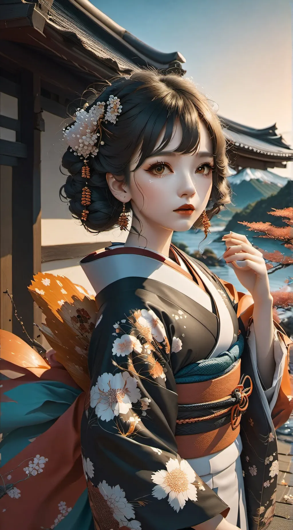 ai character: Akiko background