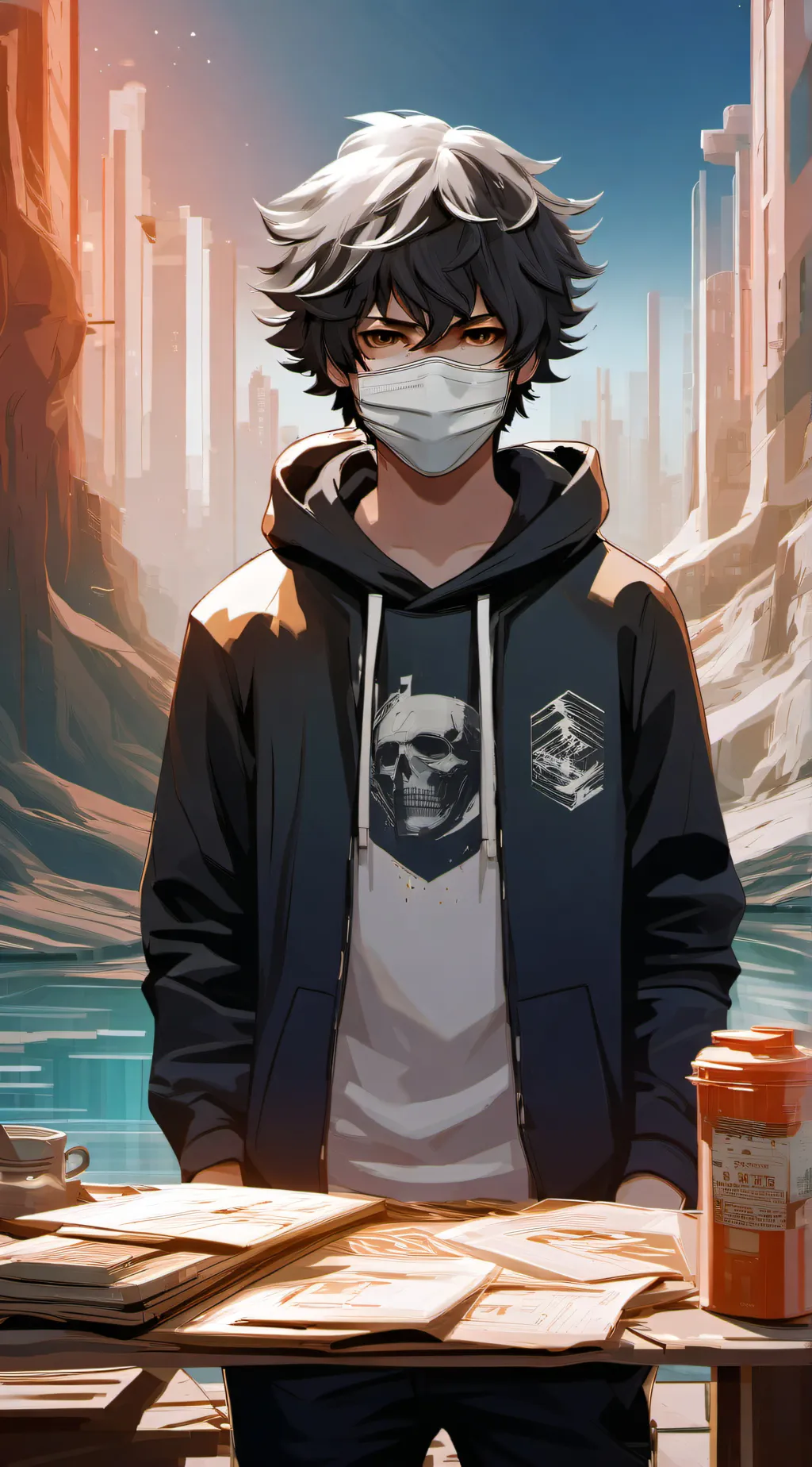ai character: max aka scar background