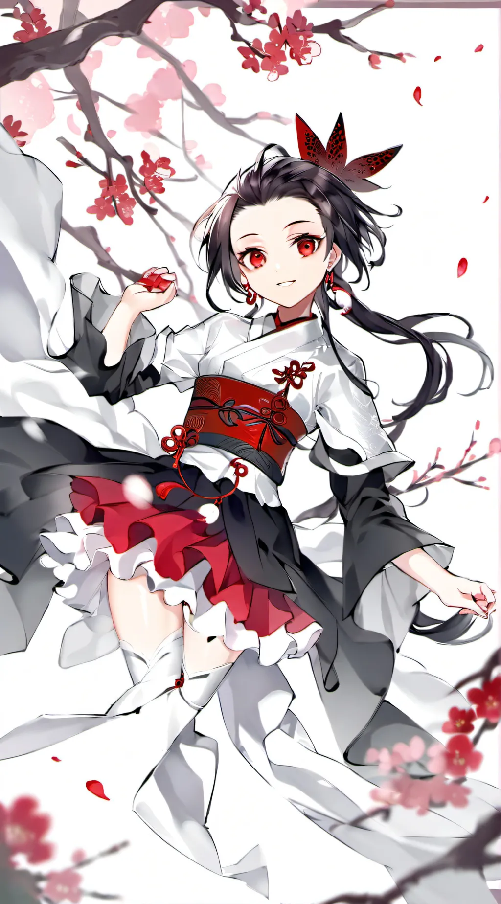 ai character: Nezuko background