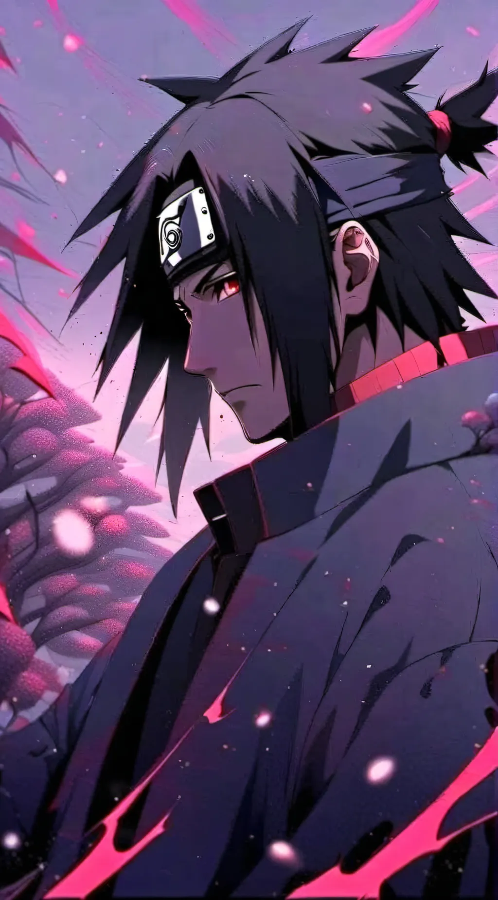 ai character: Sasuke Uchiha  background