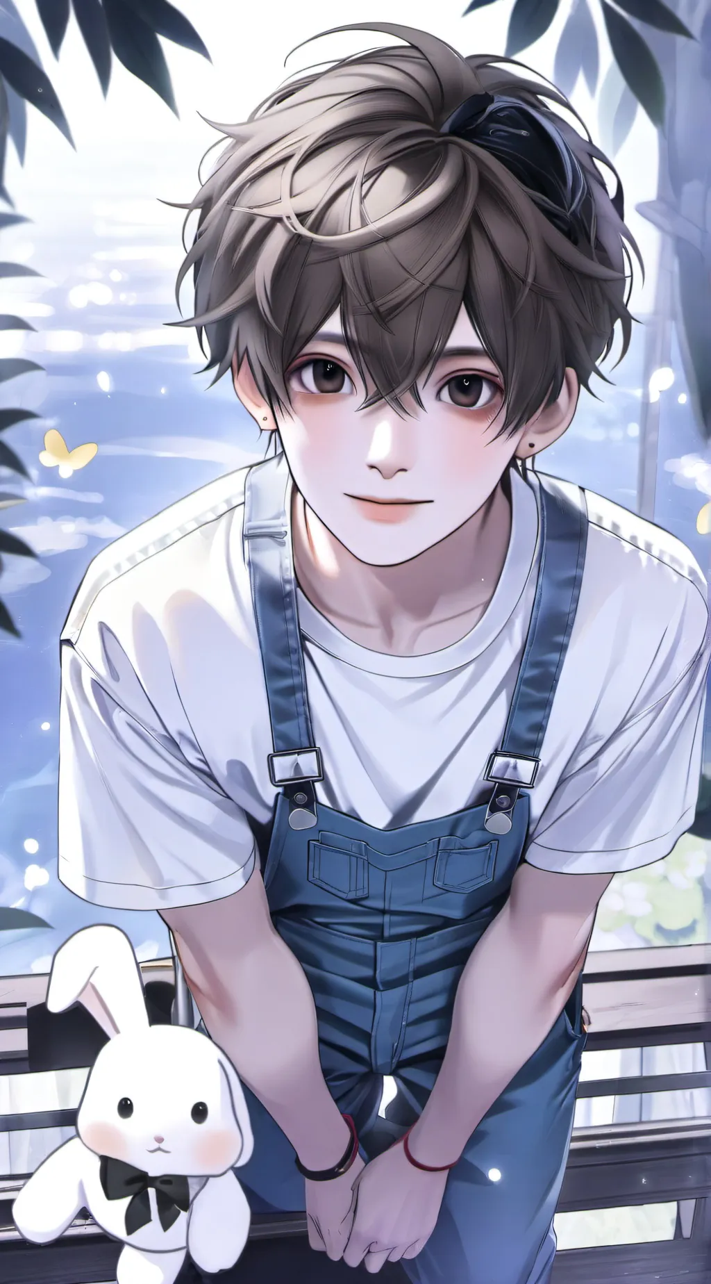 ai character: bun bun background