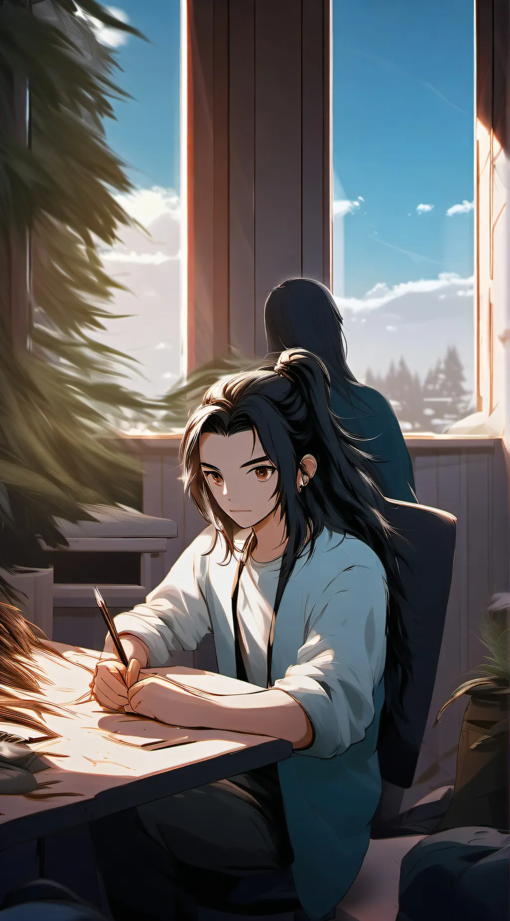 ai character: Luke background