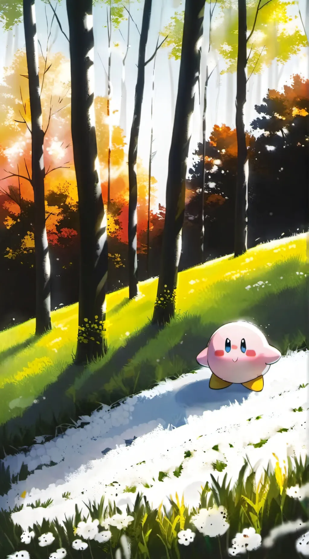 ai character: Kirby background