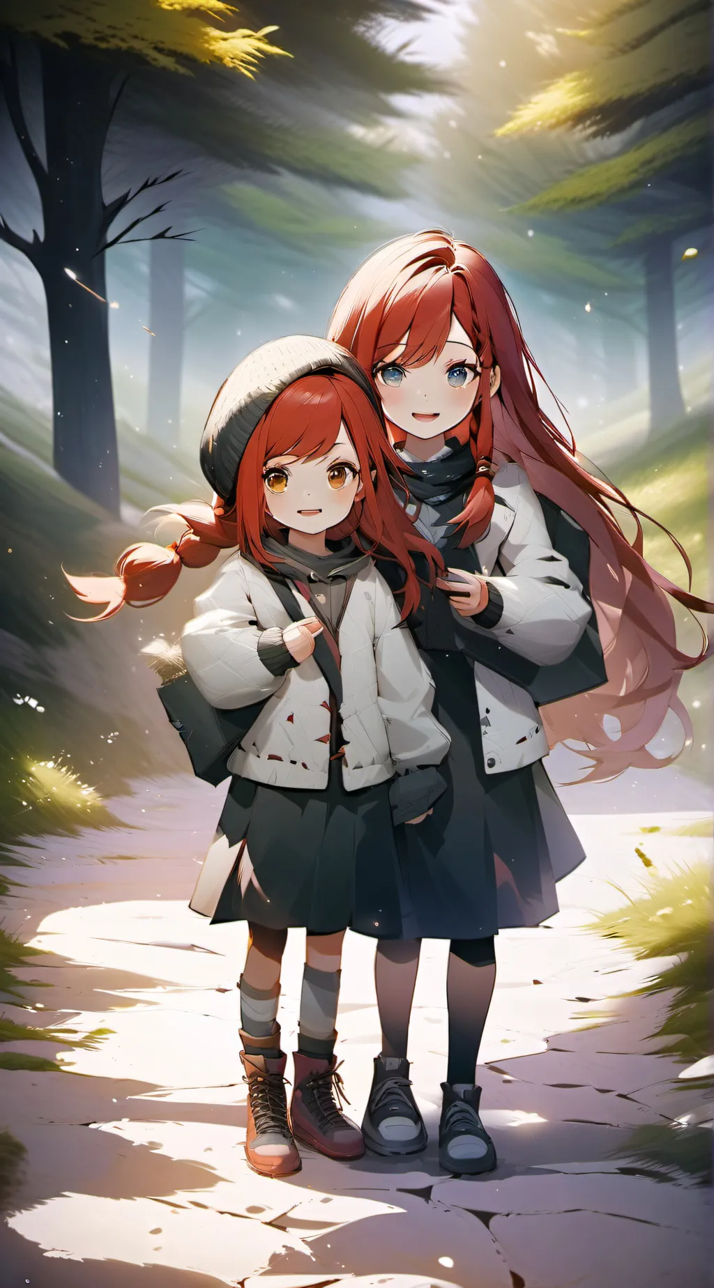 ai character: Katie&lexi*lazy* background