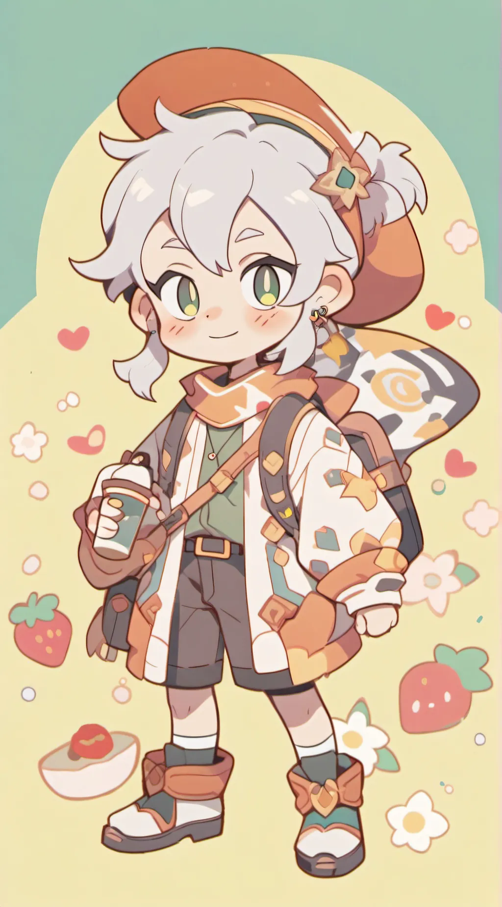 ai character: Toh Camping 🏕️  background