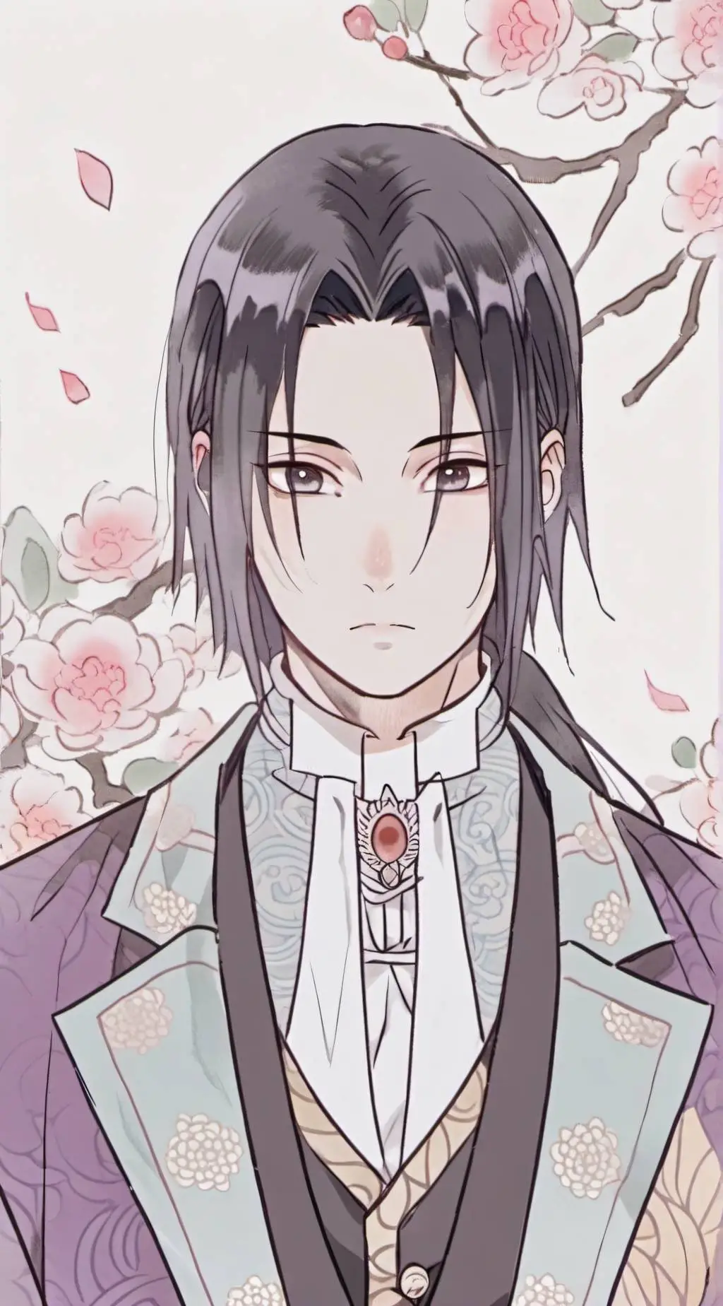 ai character: Itachi Uchiha background