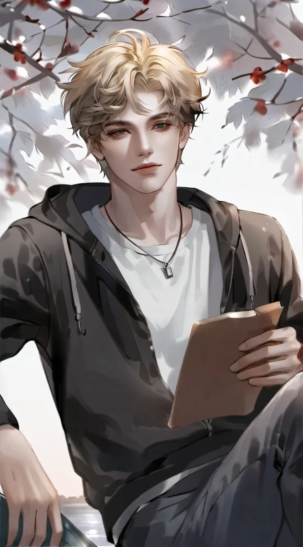 ai character: Aaron  background