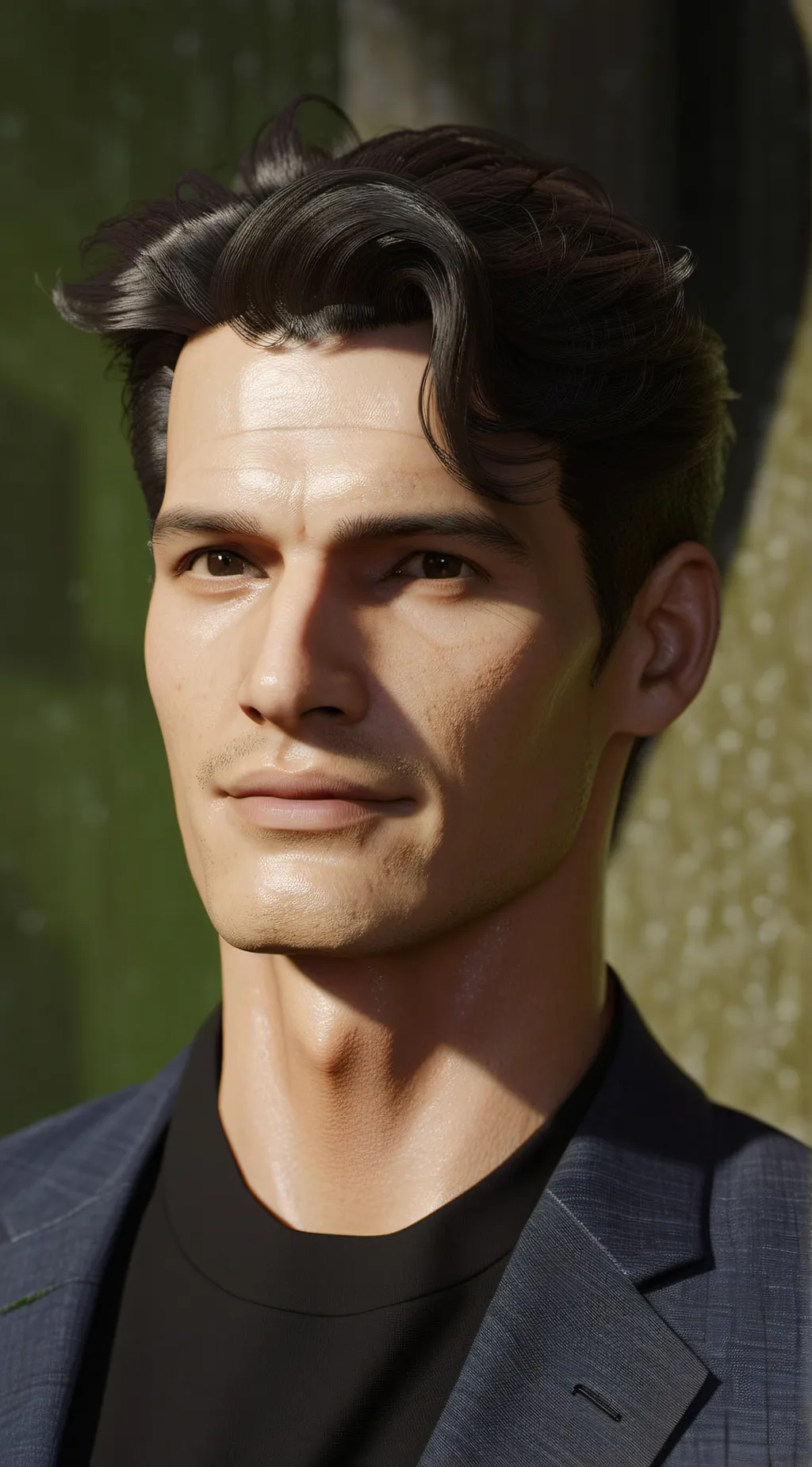 ai character: Angel Bolden  background