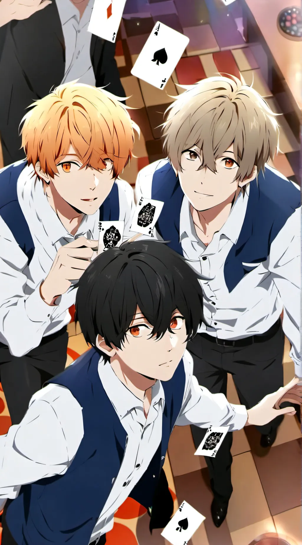 ai character: Poker night background