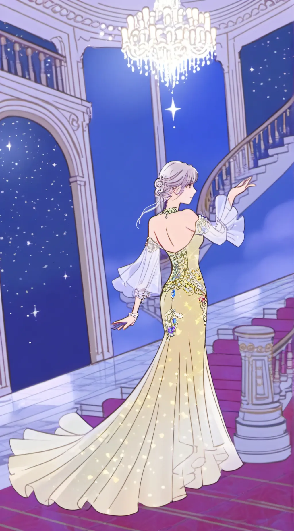 ai character: Aria background