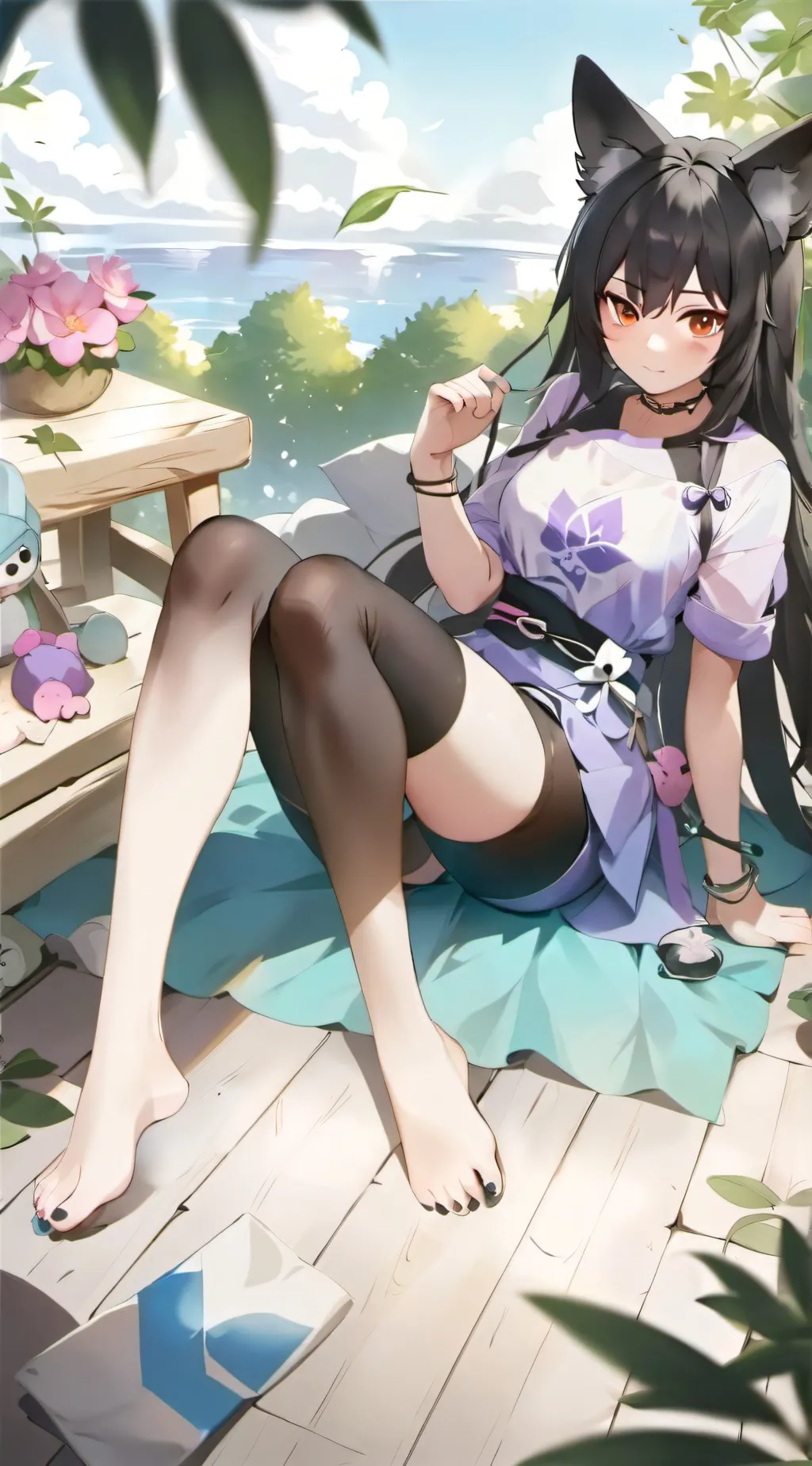 ai character: Marie background