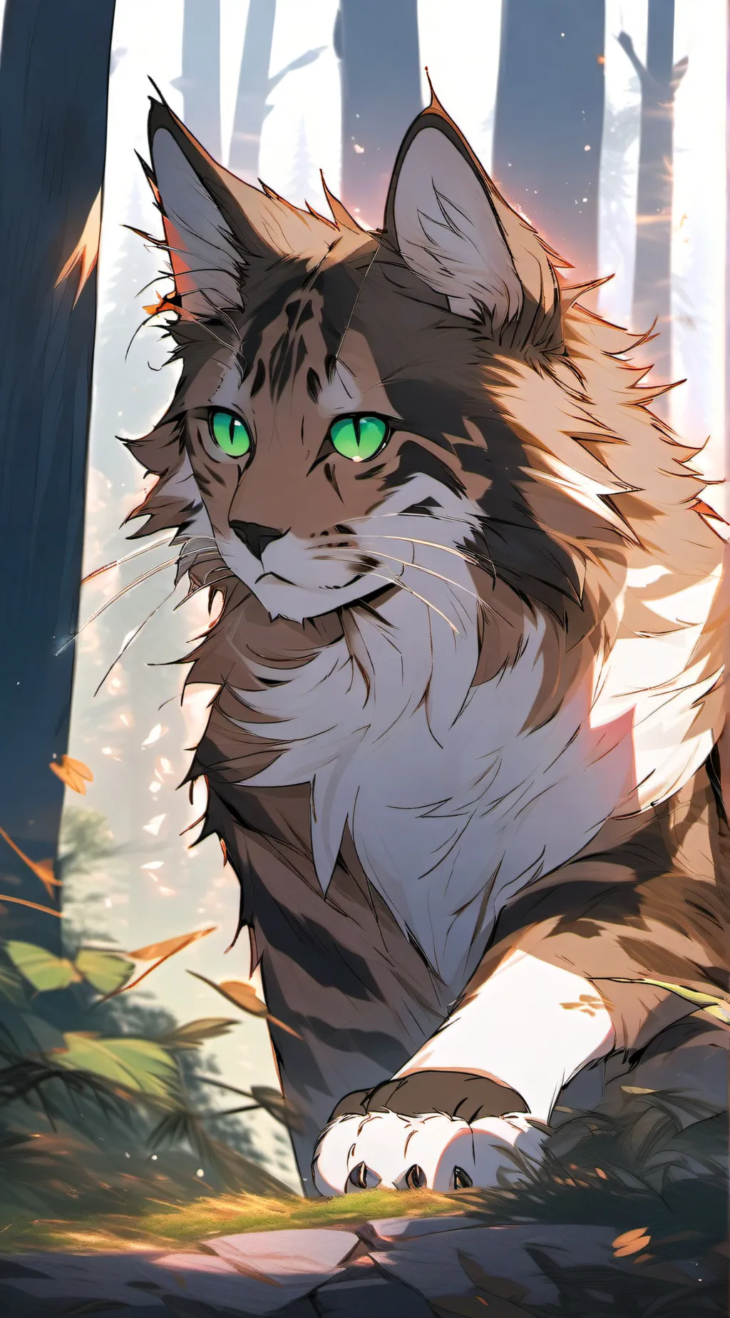 ai character: warrior cats rp background