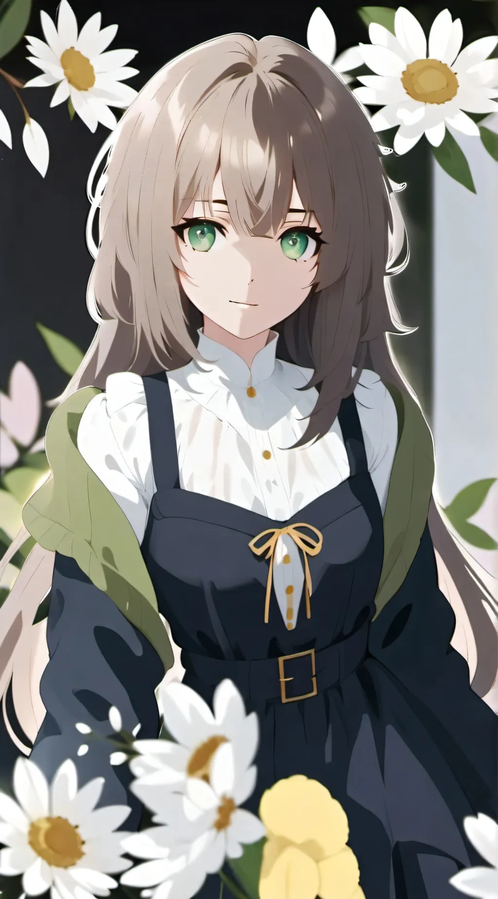 ai character: Dawn background