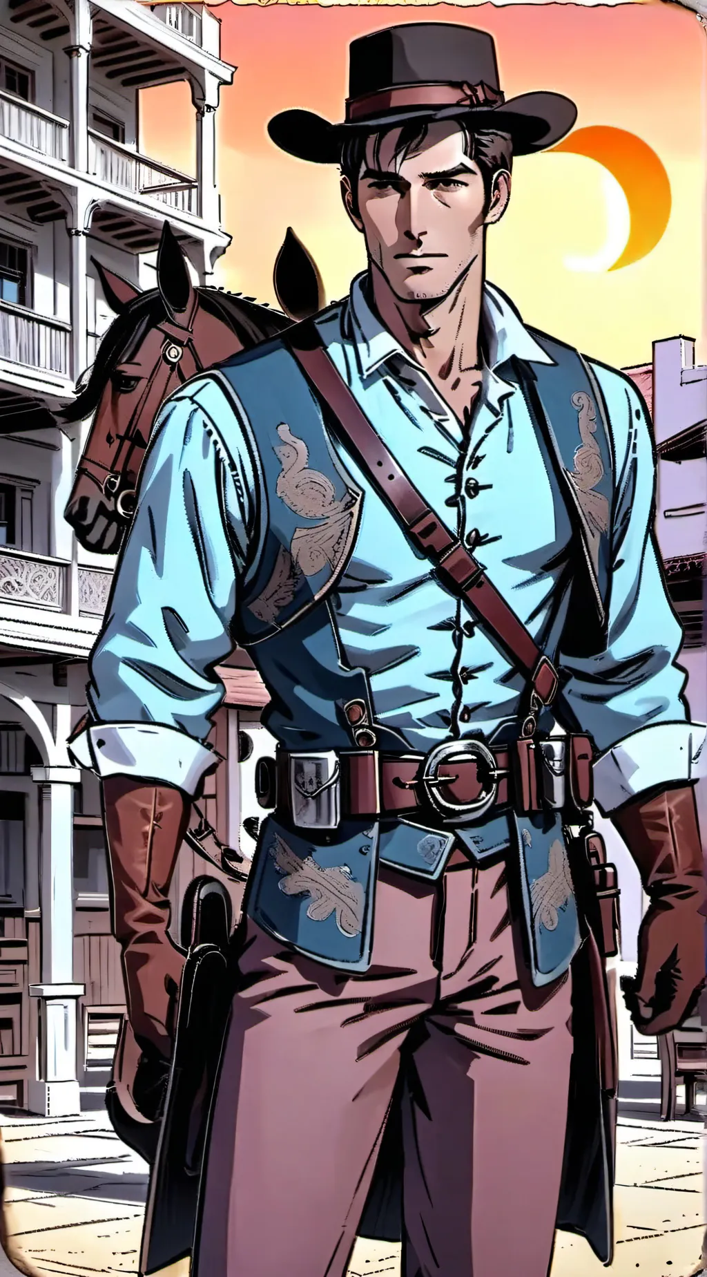 ai character: Steven  background