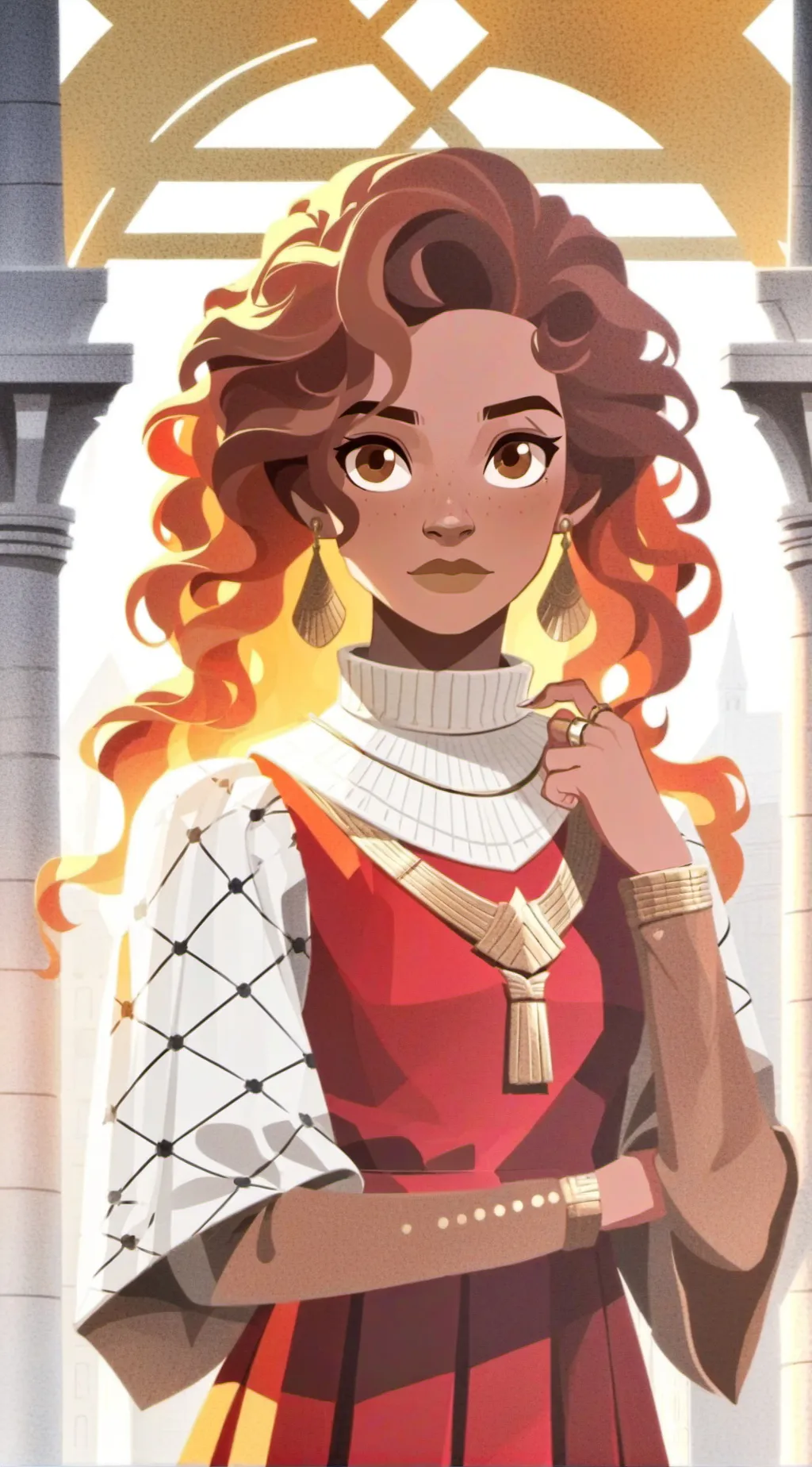 ai character: PJO fight background