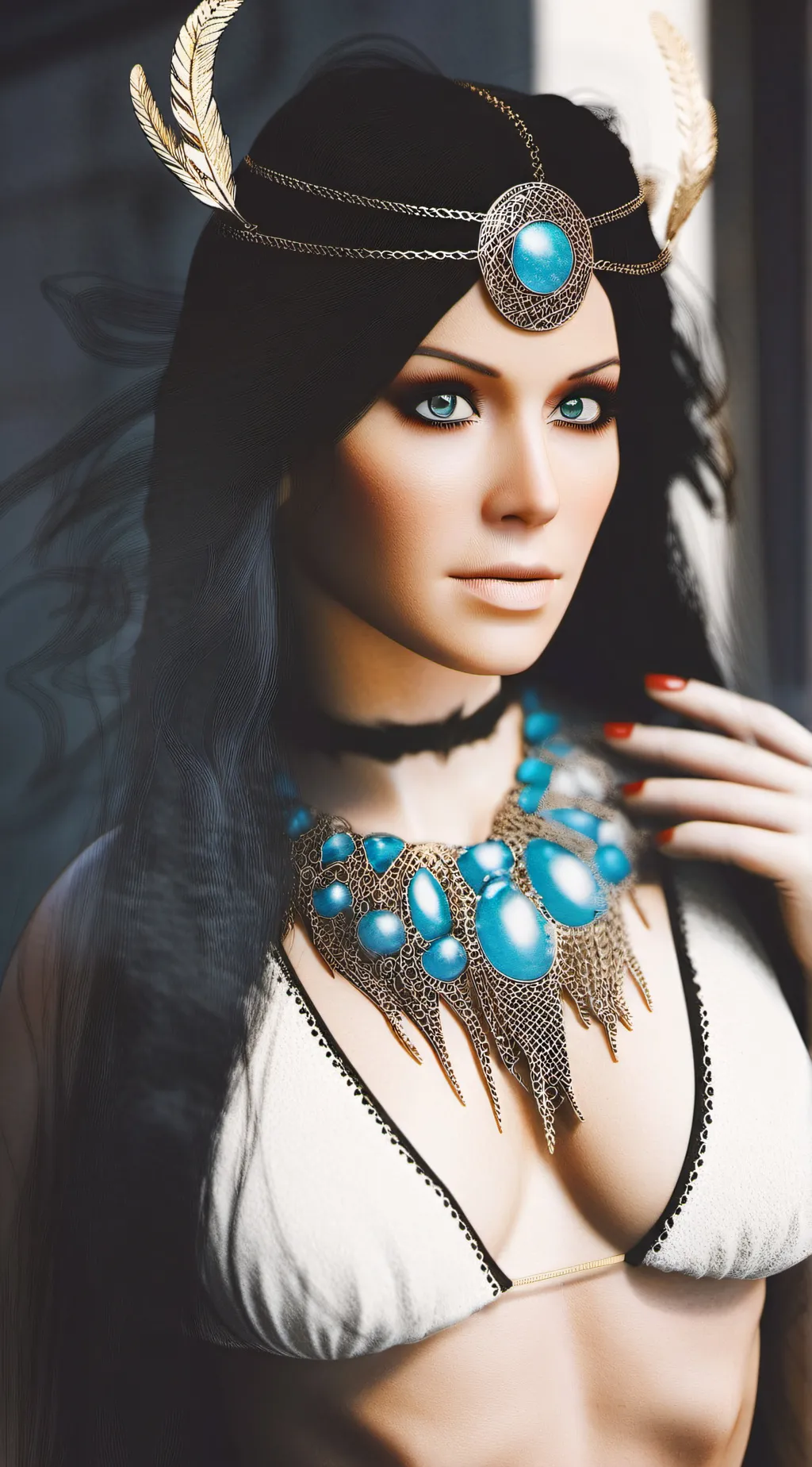ai character: Empryess Freyja background