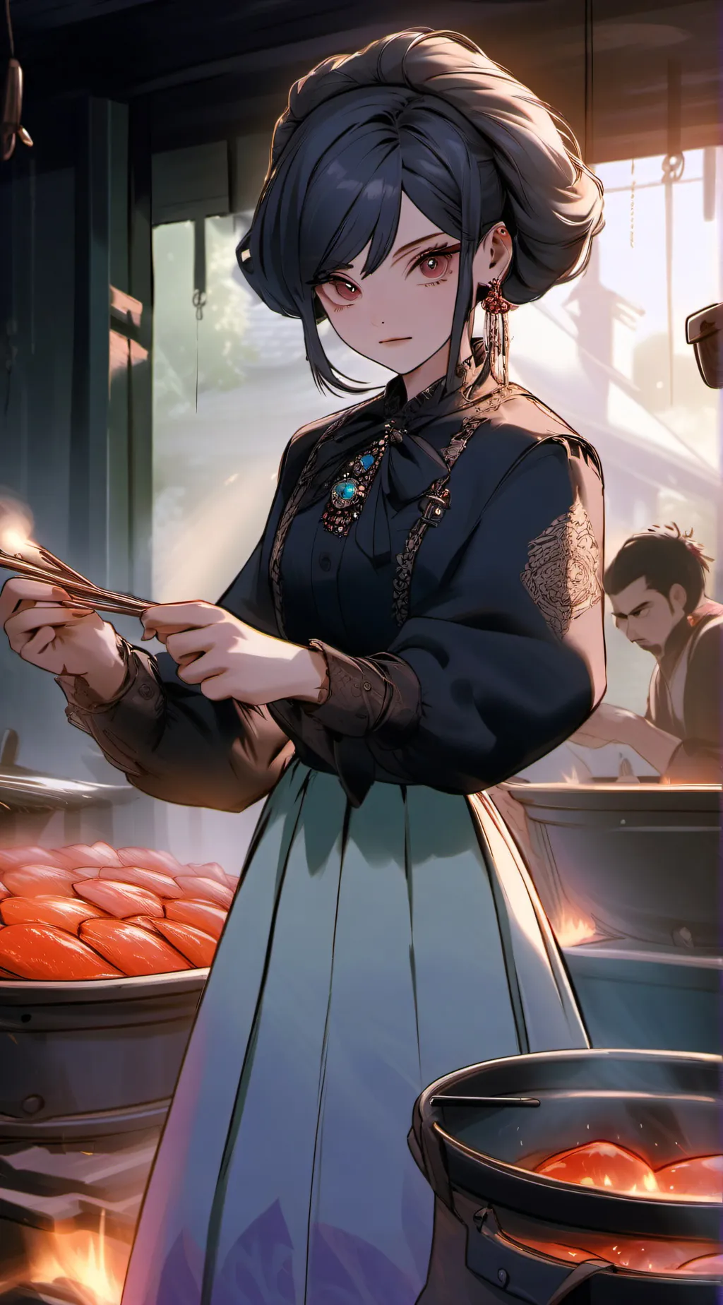 ai character: emma background