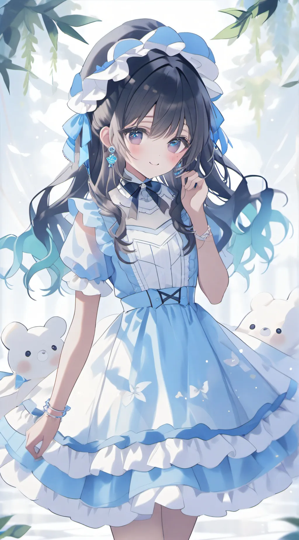 ai character: lily ur GF  background