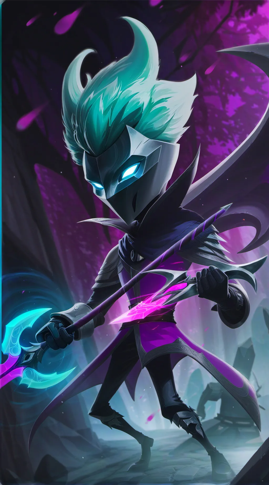 ai character: Furry grim reaper background