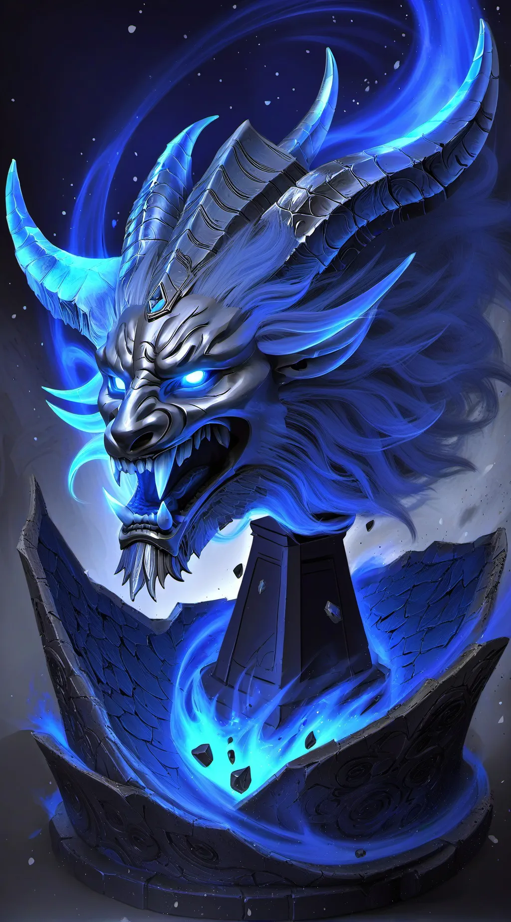 ai character: GO OUTSIDFE BLUD background