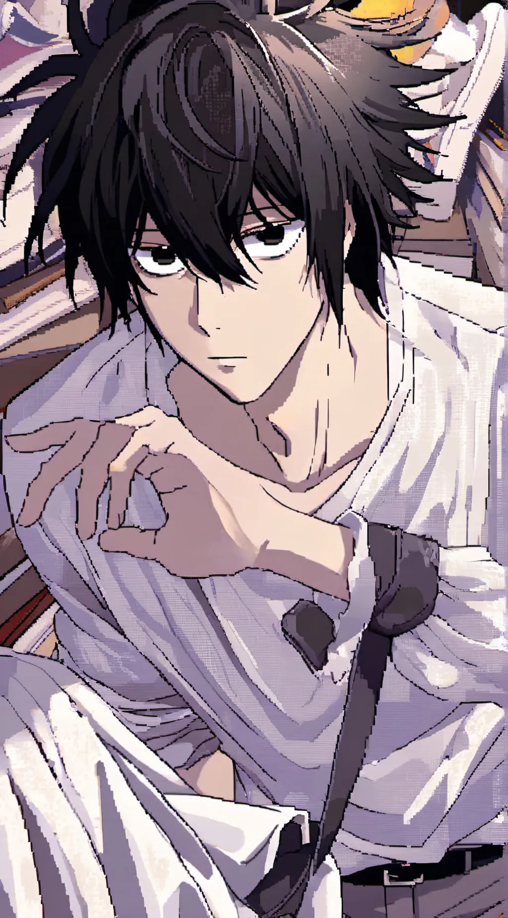 ai character: |•𝐋•| background