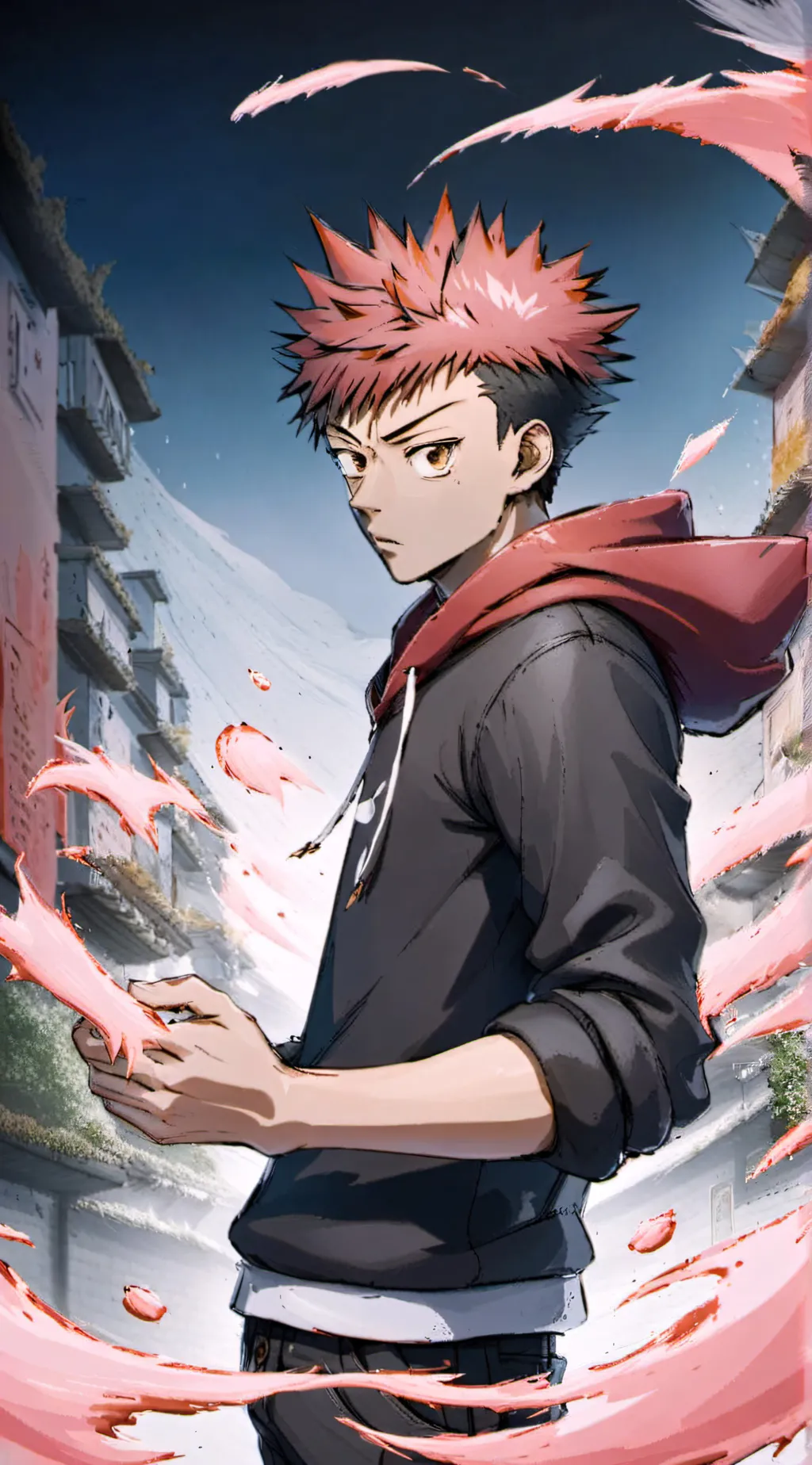 ai character: Yuji Itadori background