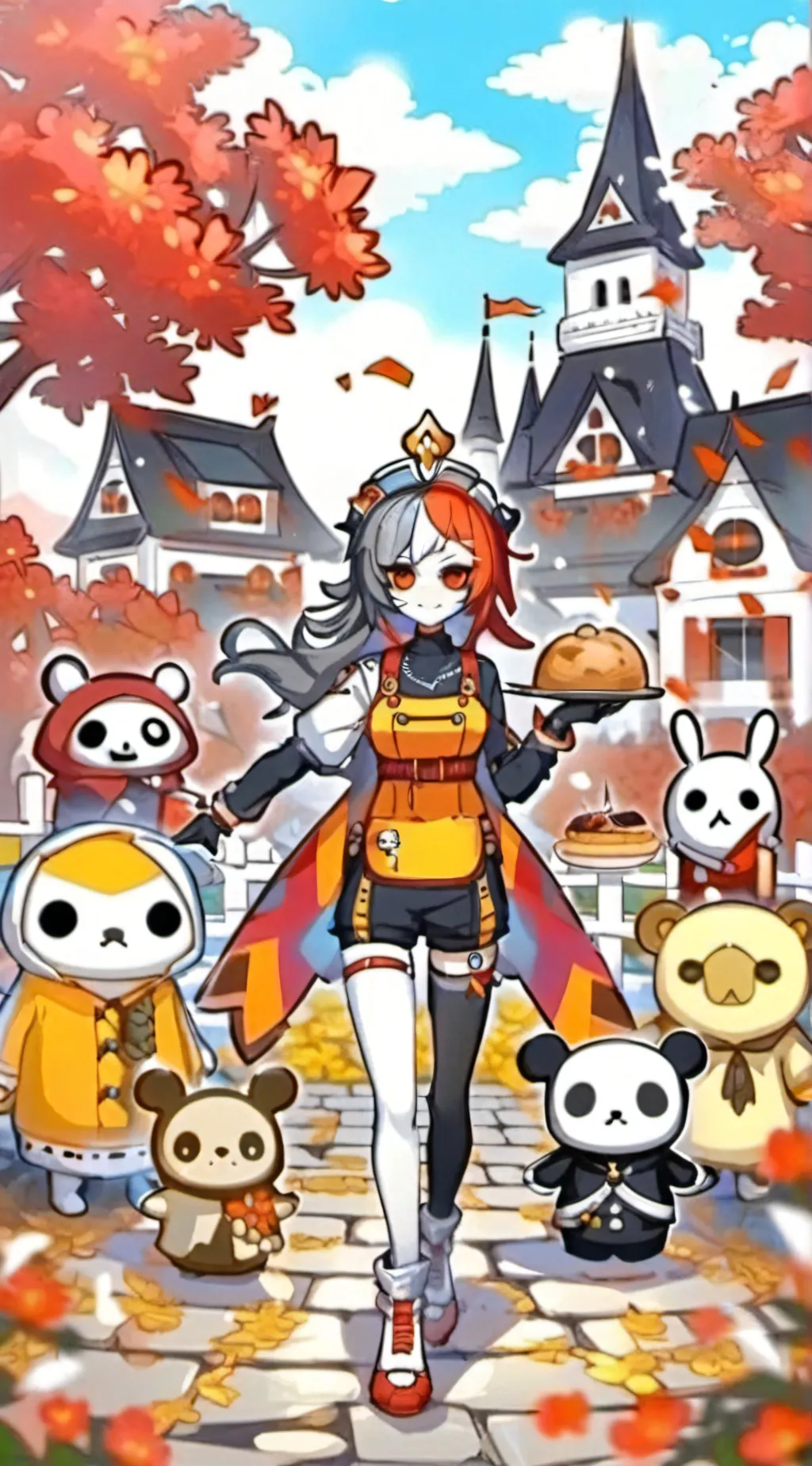 ai character: Countryhuman house background