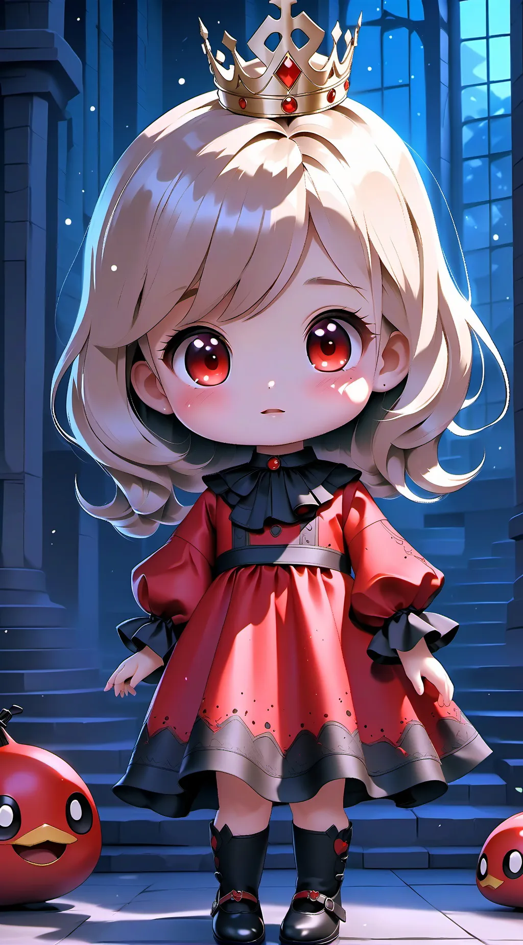 ai character: Baby Charlie  background