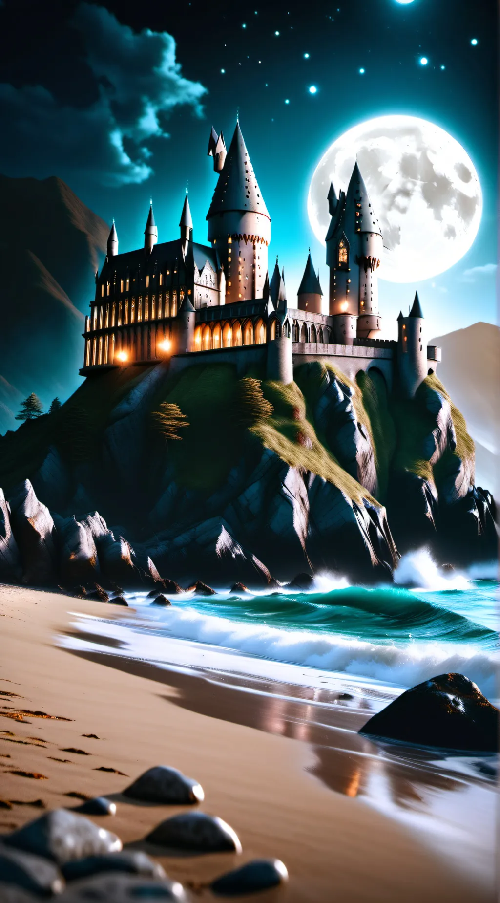 ai character: Hogwarts 🧜‍♀️ #9 background