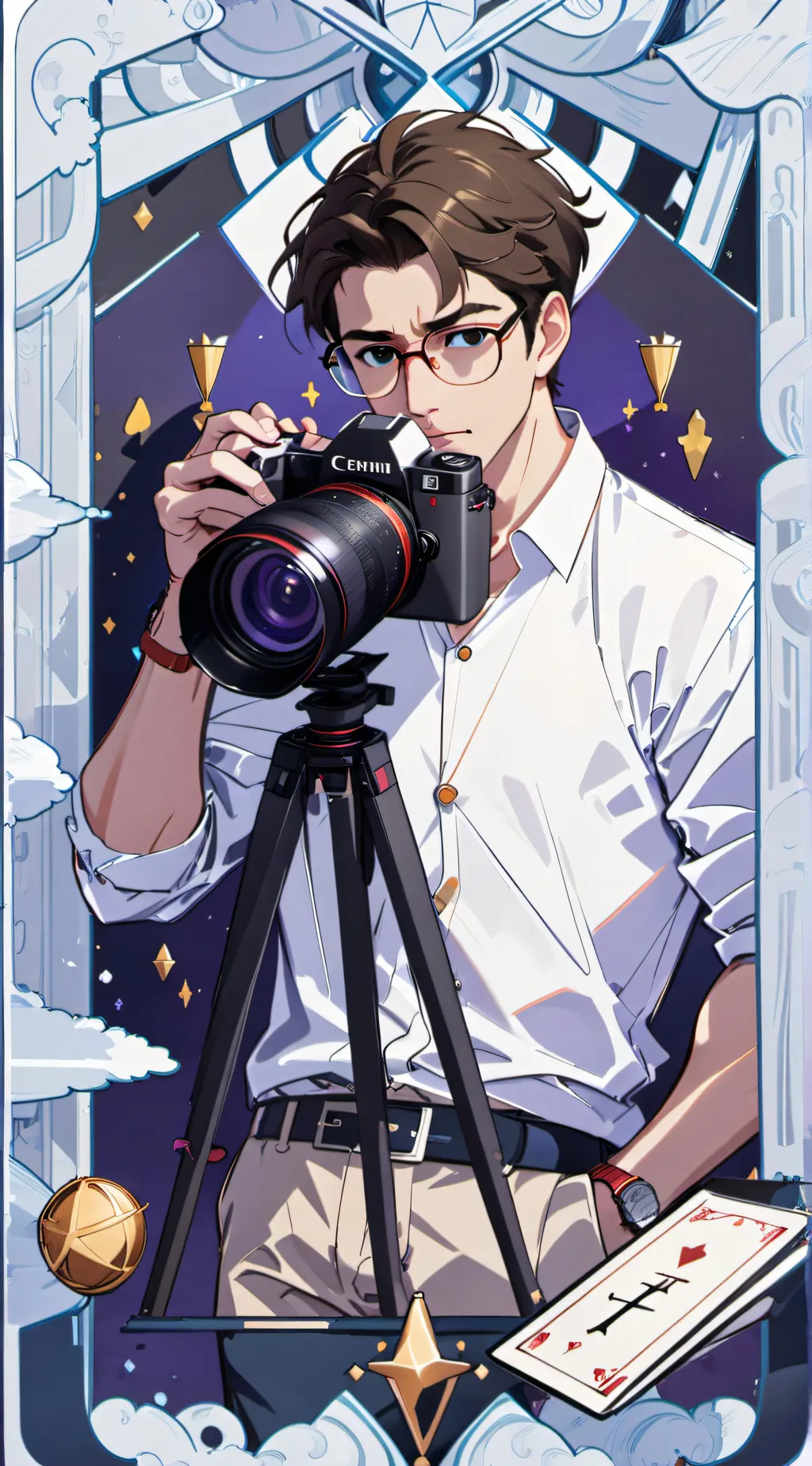 ai character: kirkiimad  background