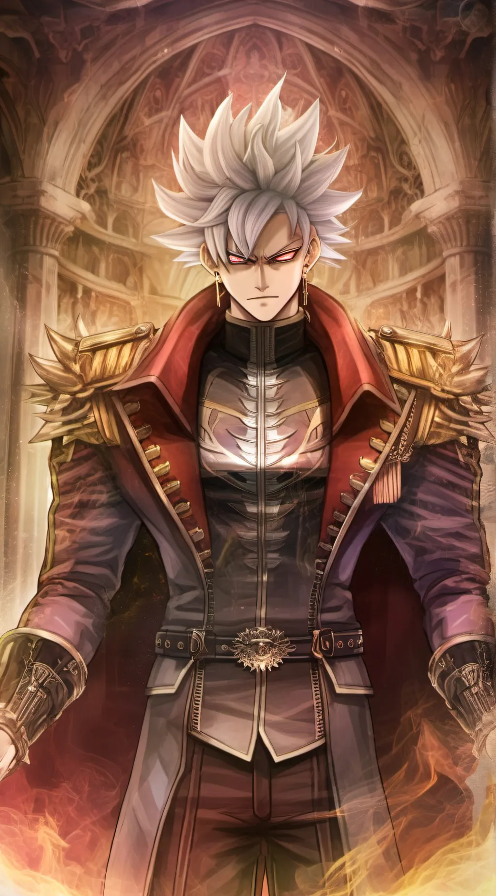 ai character: MHA storngest background