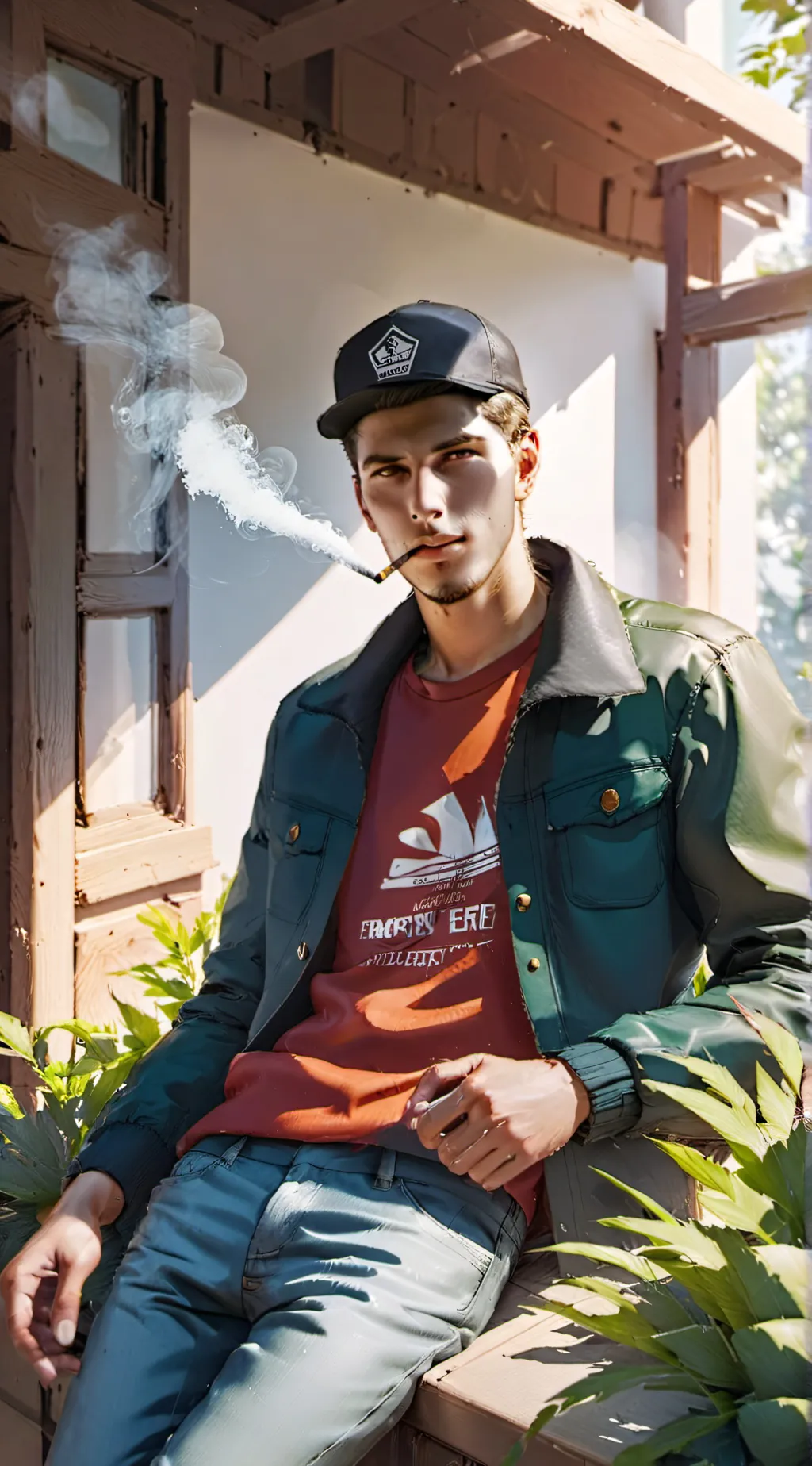 ai character: Leo background