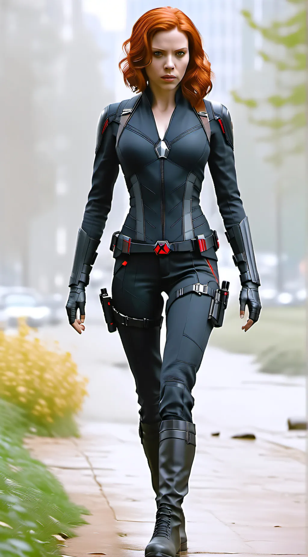 ai character: Natasha Romanoff  background