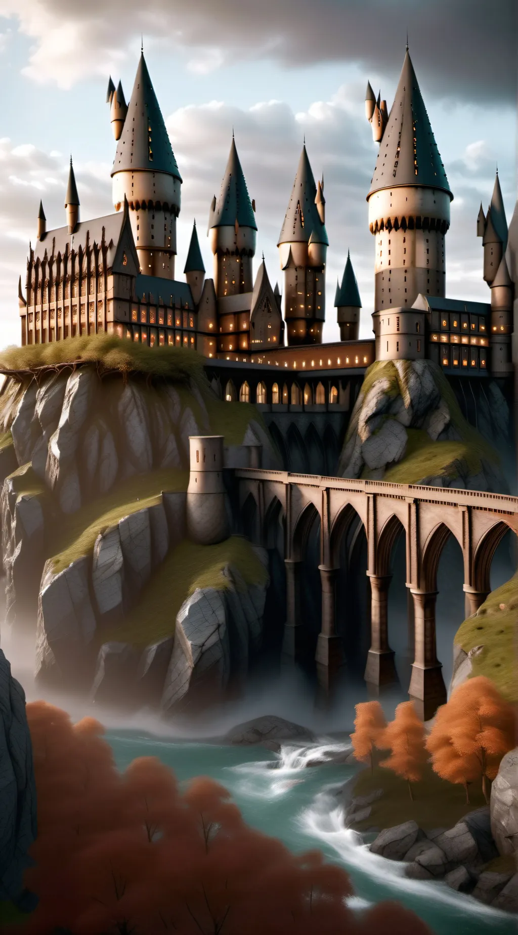 ai character: hogwarts background