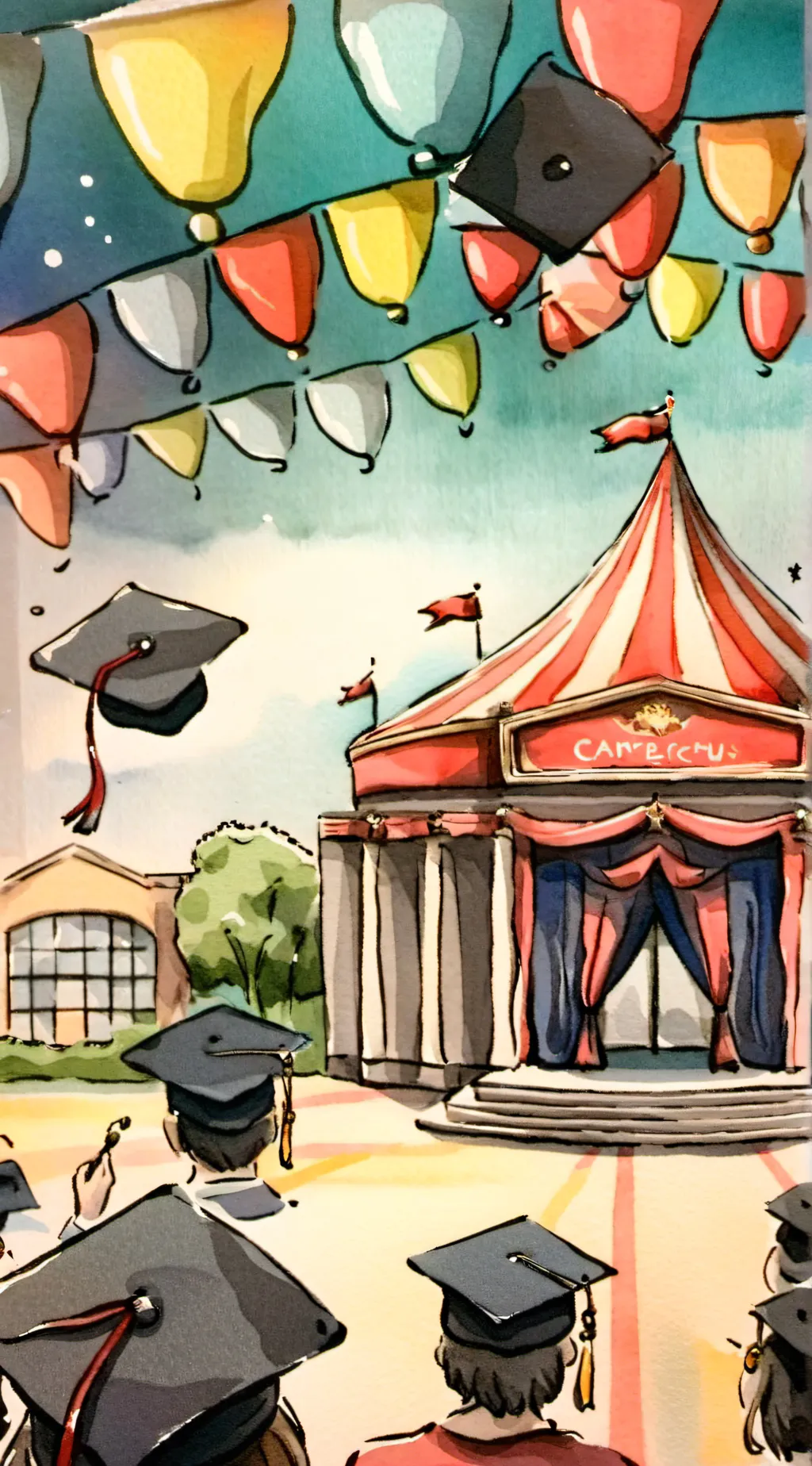 ai character: Digital Circus background