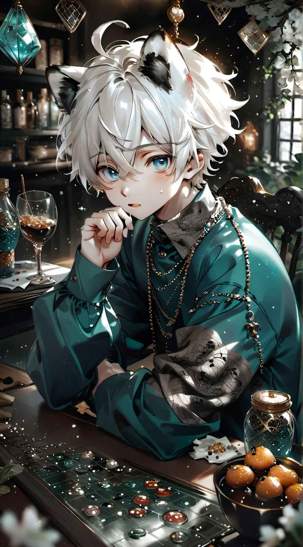 ai character: Milo🍙 background