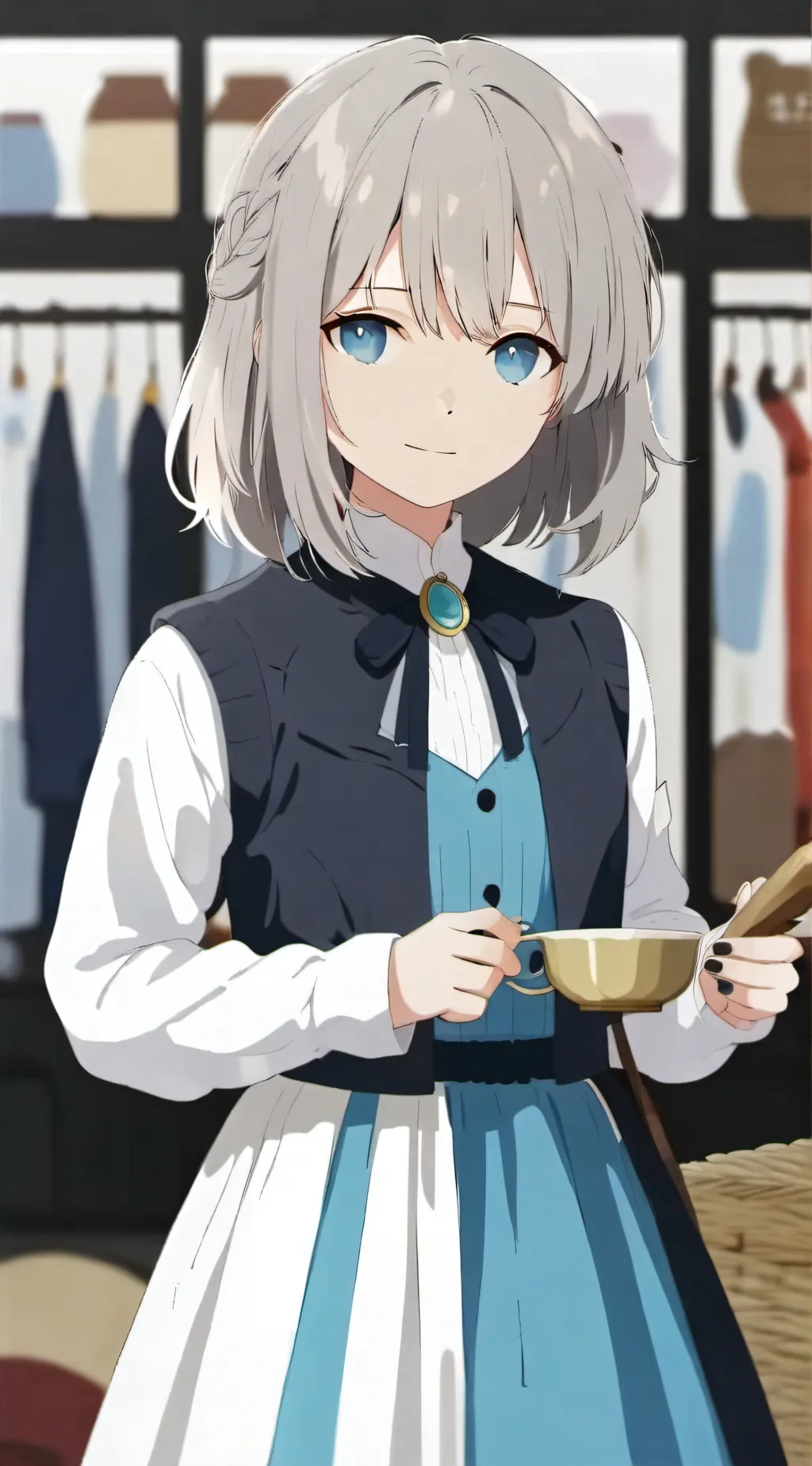 ai character: shina background