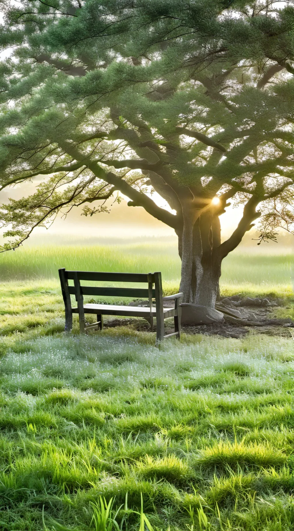 ai character: GO TOUCH GRASS background