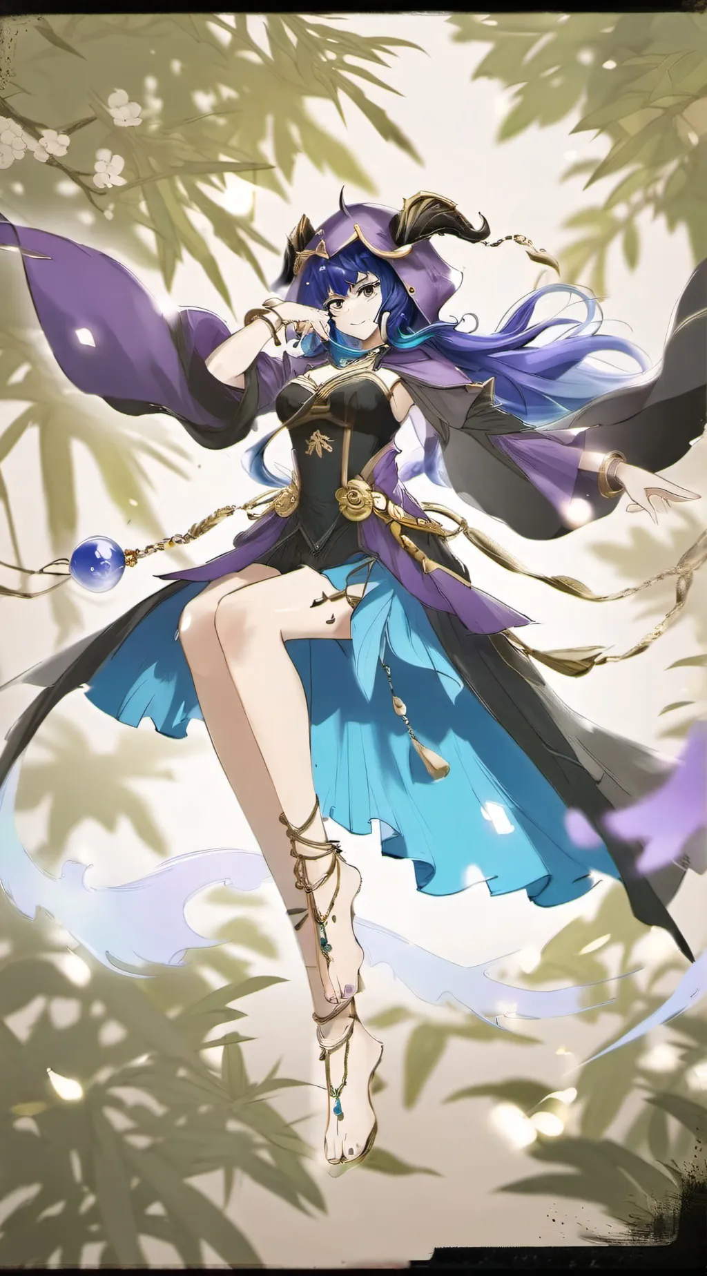 ai character: Shion Yorigami background